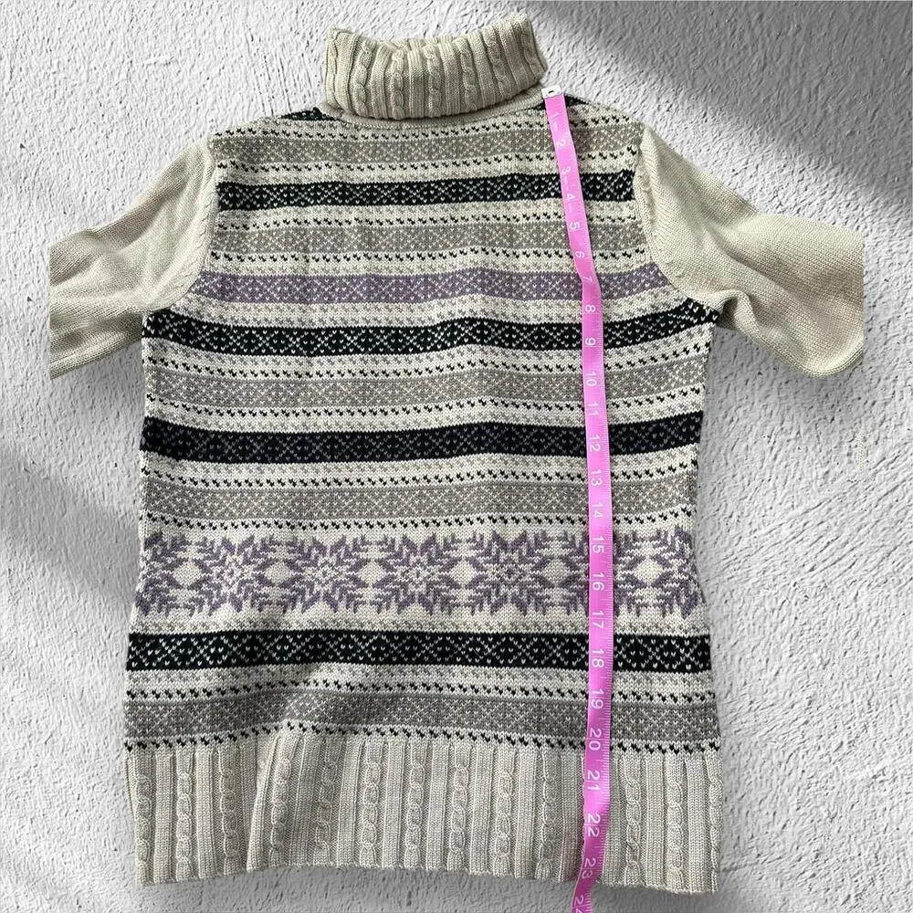 Women's Cream and White Jumper - Image 5