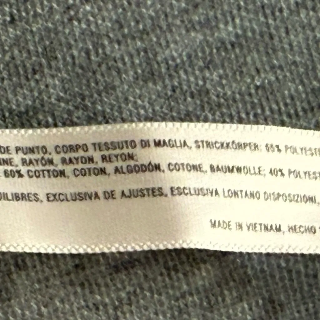 Anthropologie Saturday Sunday Gray‎ Fringe Cardigan Sz XS - Image 9