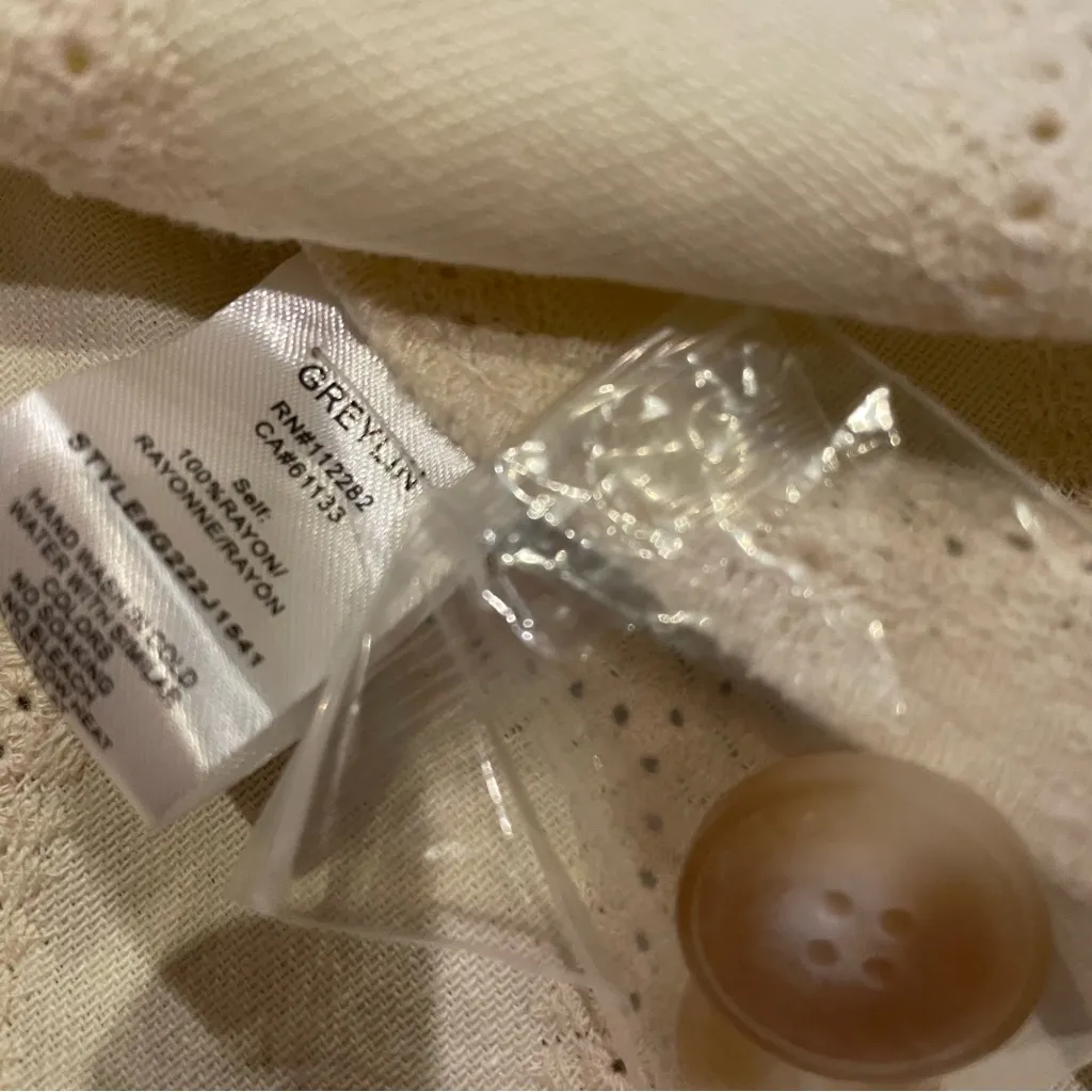 Greylin  Cream Utility Jacket - Image 3