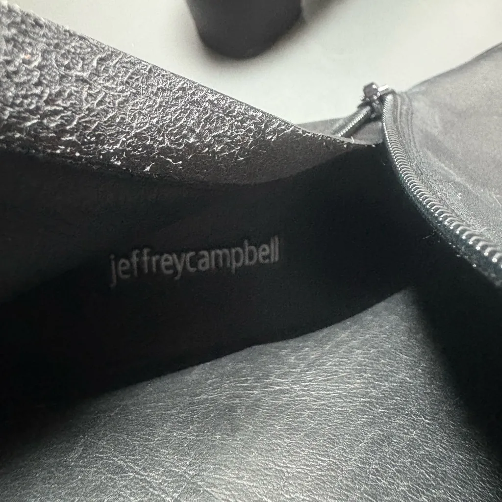 JEFFREY CAMPBELL Spaced Black Platform Boots - Image 8