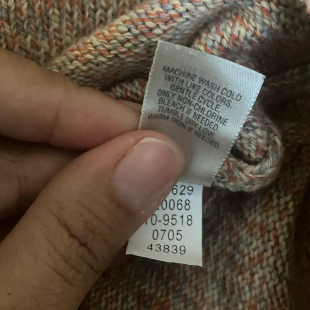 J Jill Tweed Half Sleeve Button Front V - Image 6