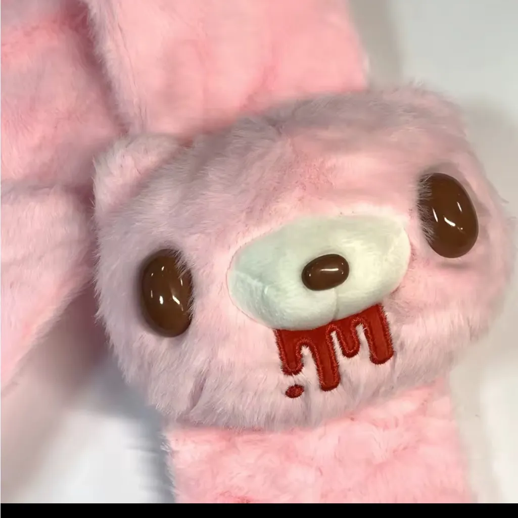 Gloomy Bear Gloom Bear Scarf Scene Scenecore Pink - Image 4