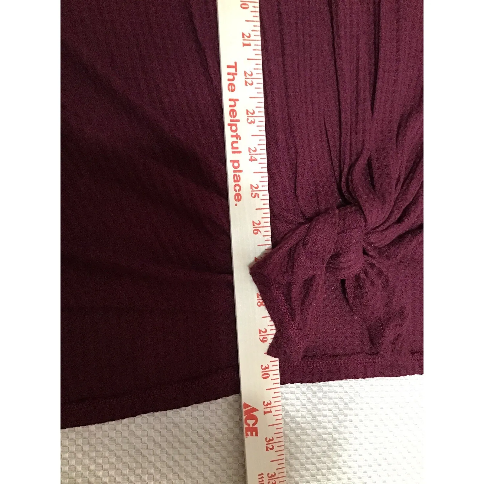 Entro Luna‎ Apparel + Gifts Women's Tie Front Button Up Sweater Cardigan 2XL - Image 5