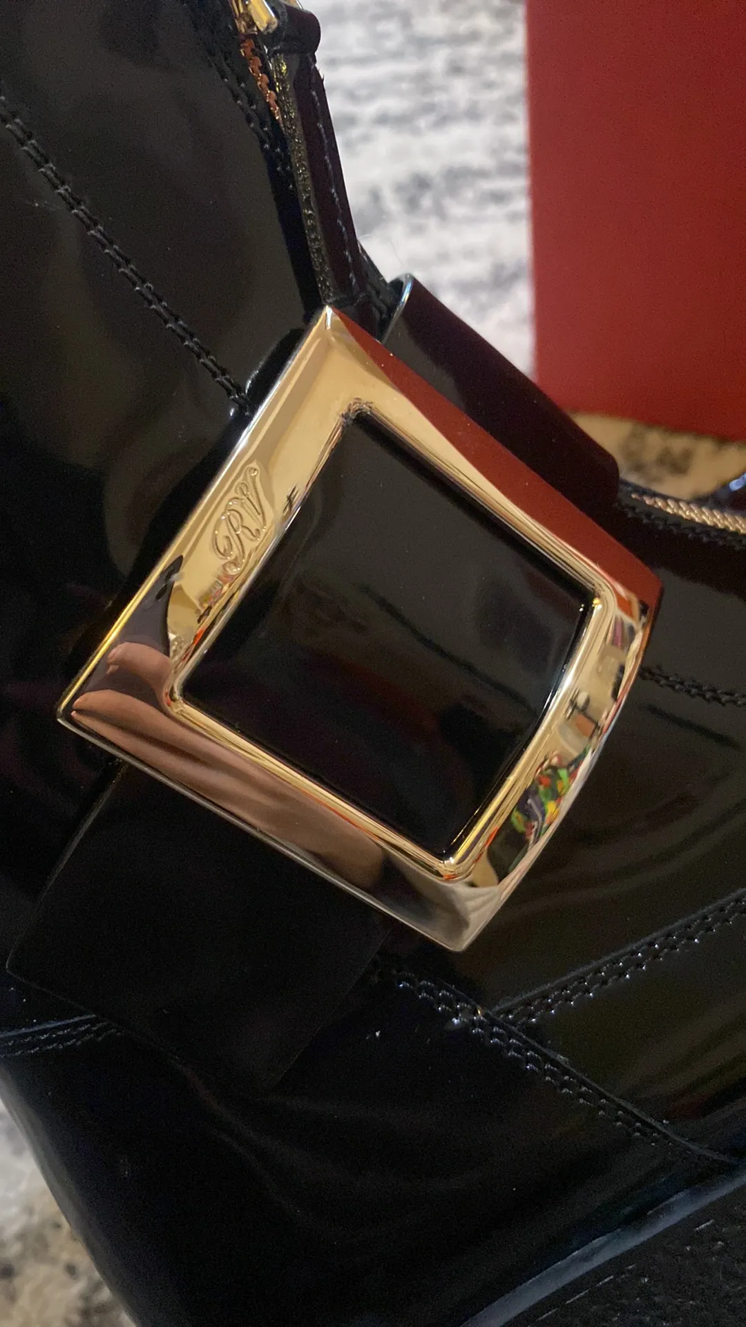 Viv Rangers Leather Platform Boot Size 38 - Image 6