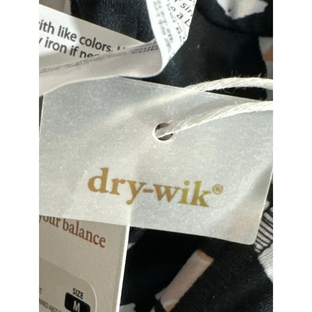 Balance Collection Dry Wik Peach Nectar Stained Abstract Leggings Women's M NWT - Image 7