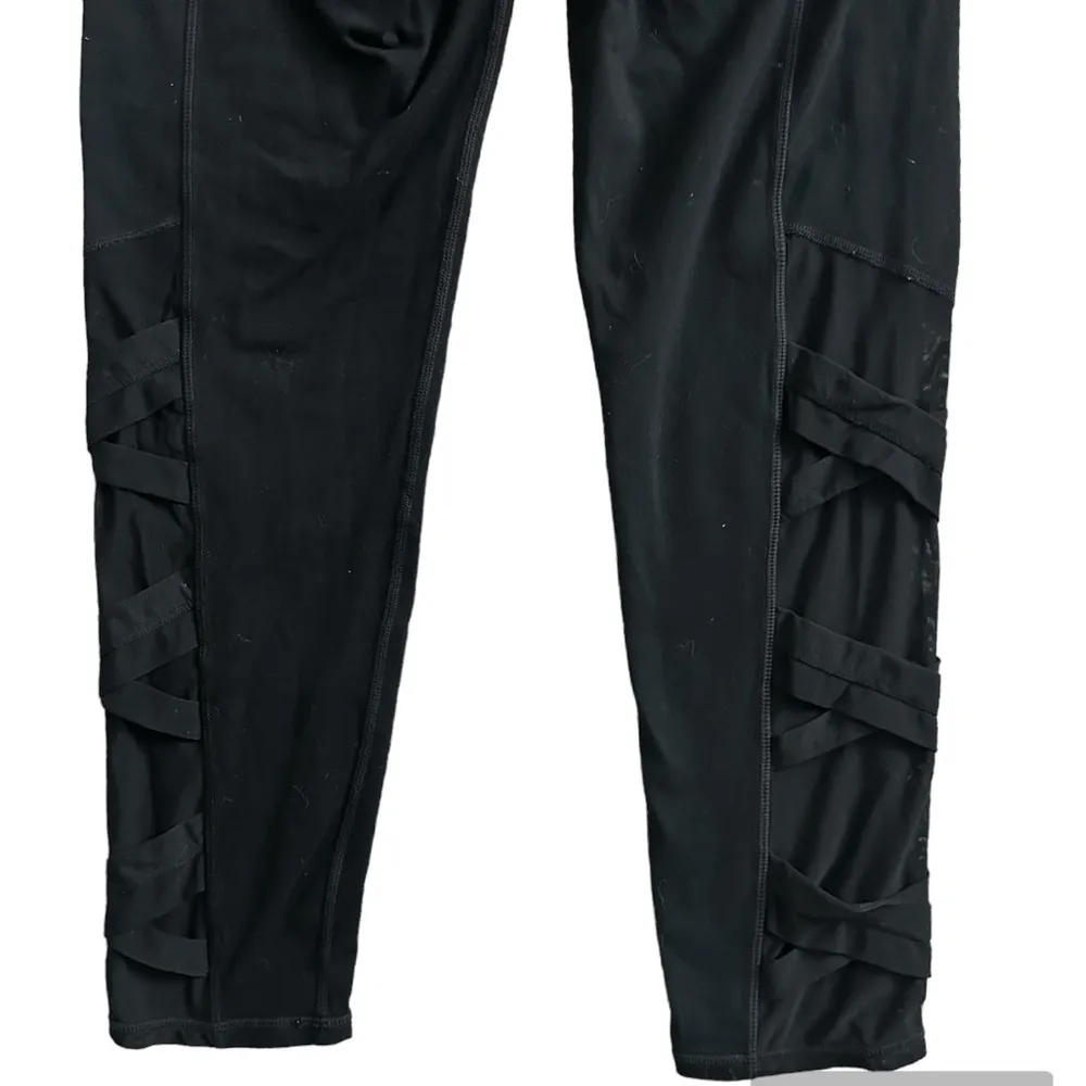 Athleta Women’s High Rise Chaturanga Capri Black Yoga Tight Pilayo Legging S T - Image 6