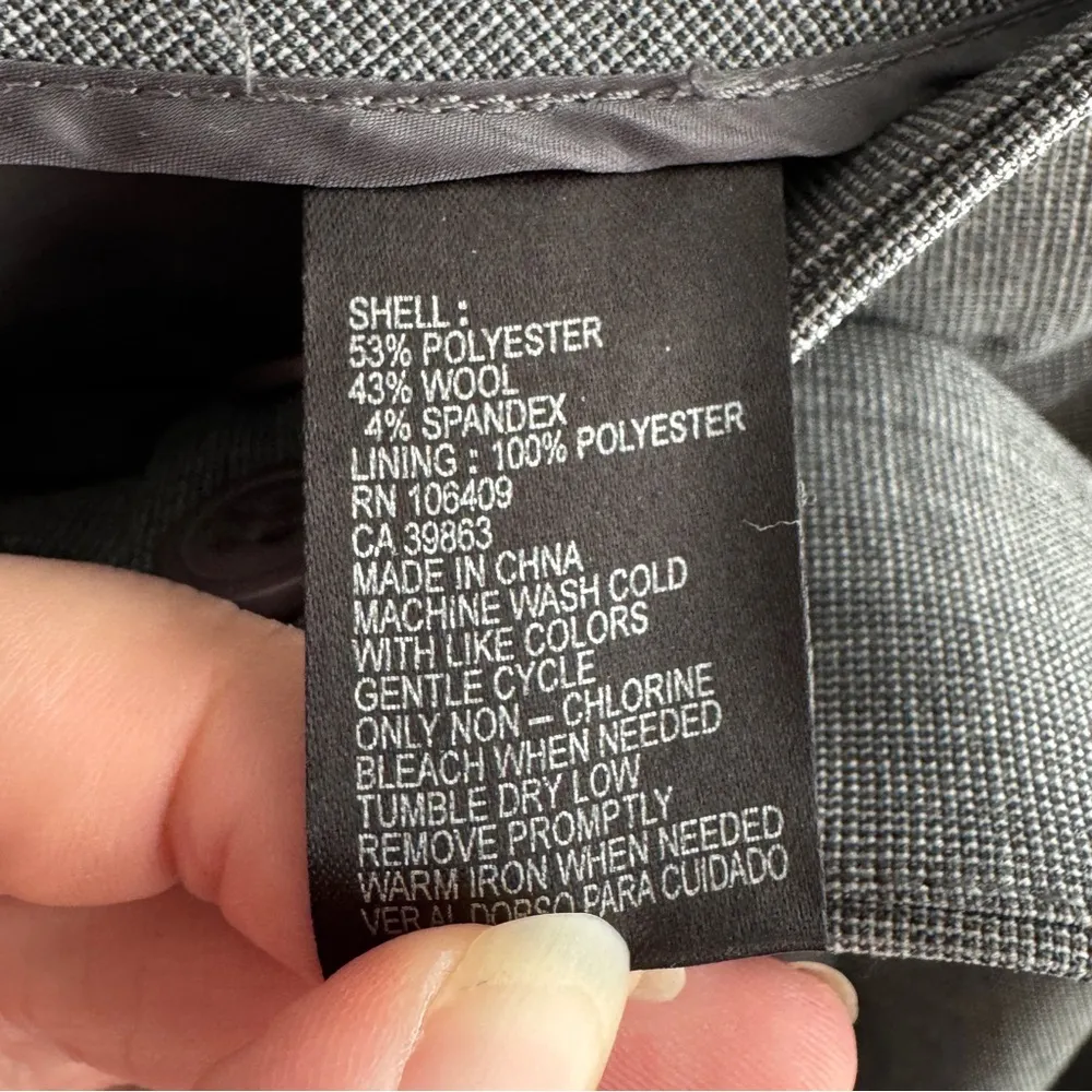 Alex Marie wool blend gray trousers size 10 - Image 5