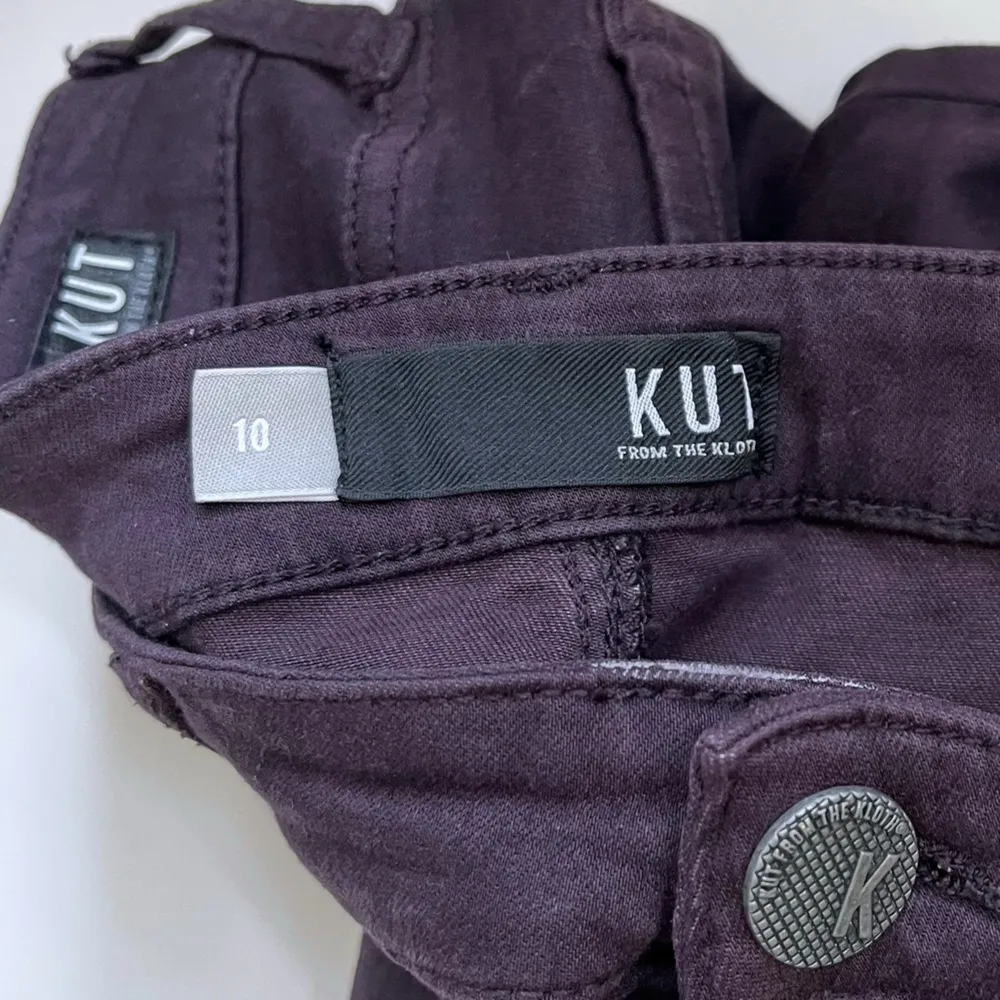 Kut from the Kloth • Donna Skinny Deep Purple Color - Image 7