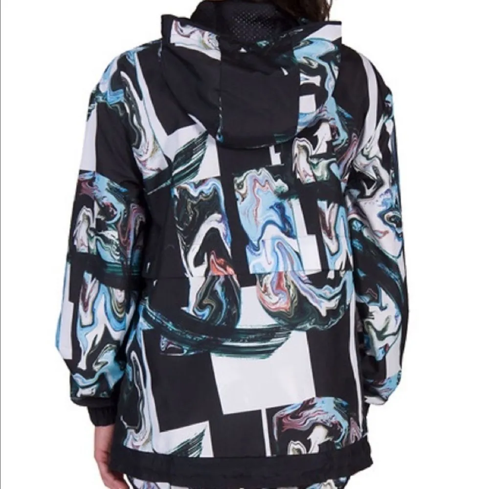 Women’s Nike Marble Woven Jacket Windbreaker - Image 2