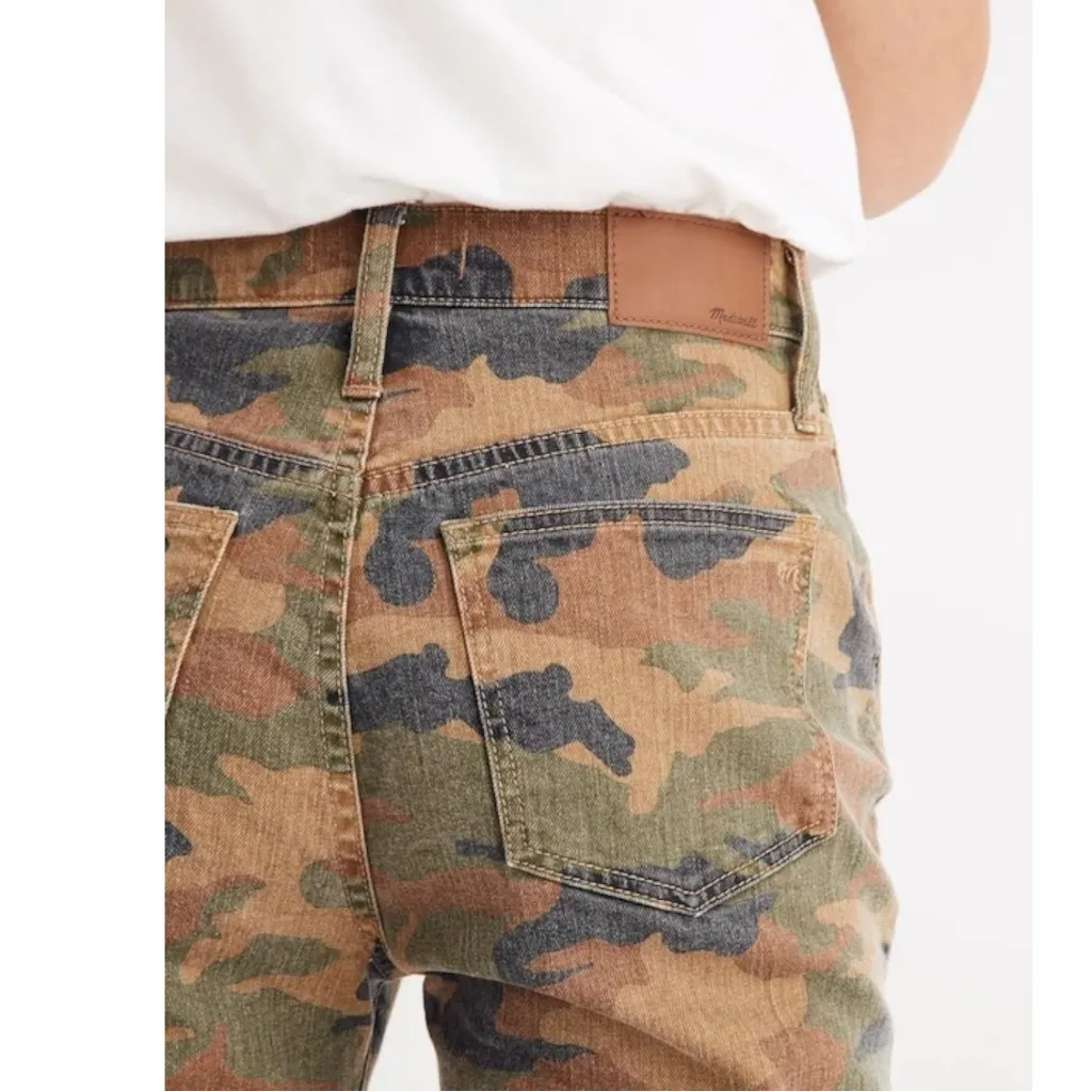 Madewell The High Rise Slim Boyjean in Cottontail Camo Size 30 Camouflage Bunny - Image 4