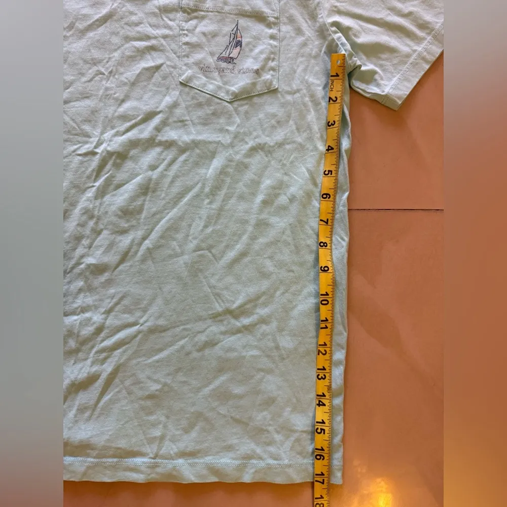 Vineyard Vines Mint Green Pocket Tee size S big - Image 7
