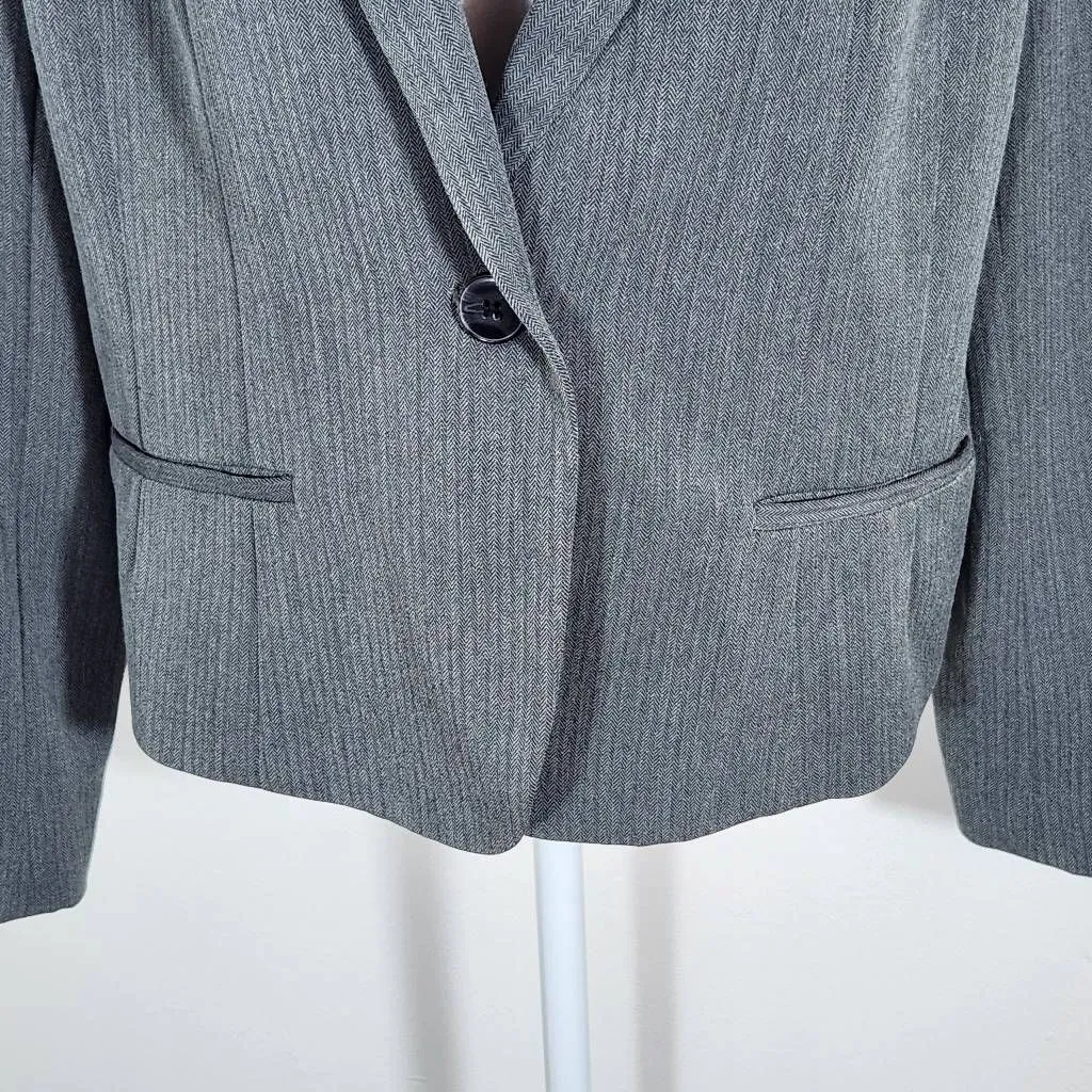 Worthington Gray Blazer NWOT Size XL Classic Gray Women's Blazer - Image 4