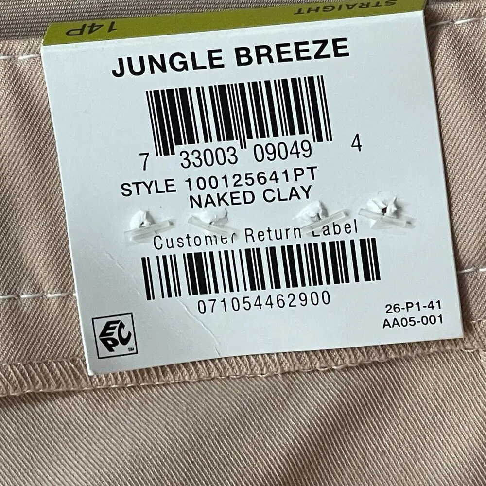 Alfani Petite SZ 14P Straight Ankle Pants Stretch Hi-Rise Zip-Fly Clay Pink New - Image 7