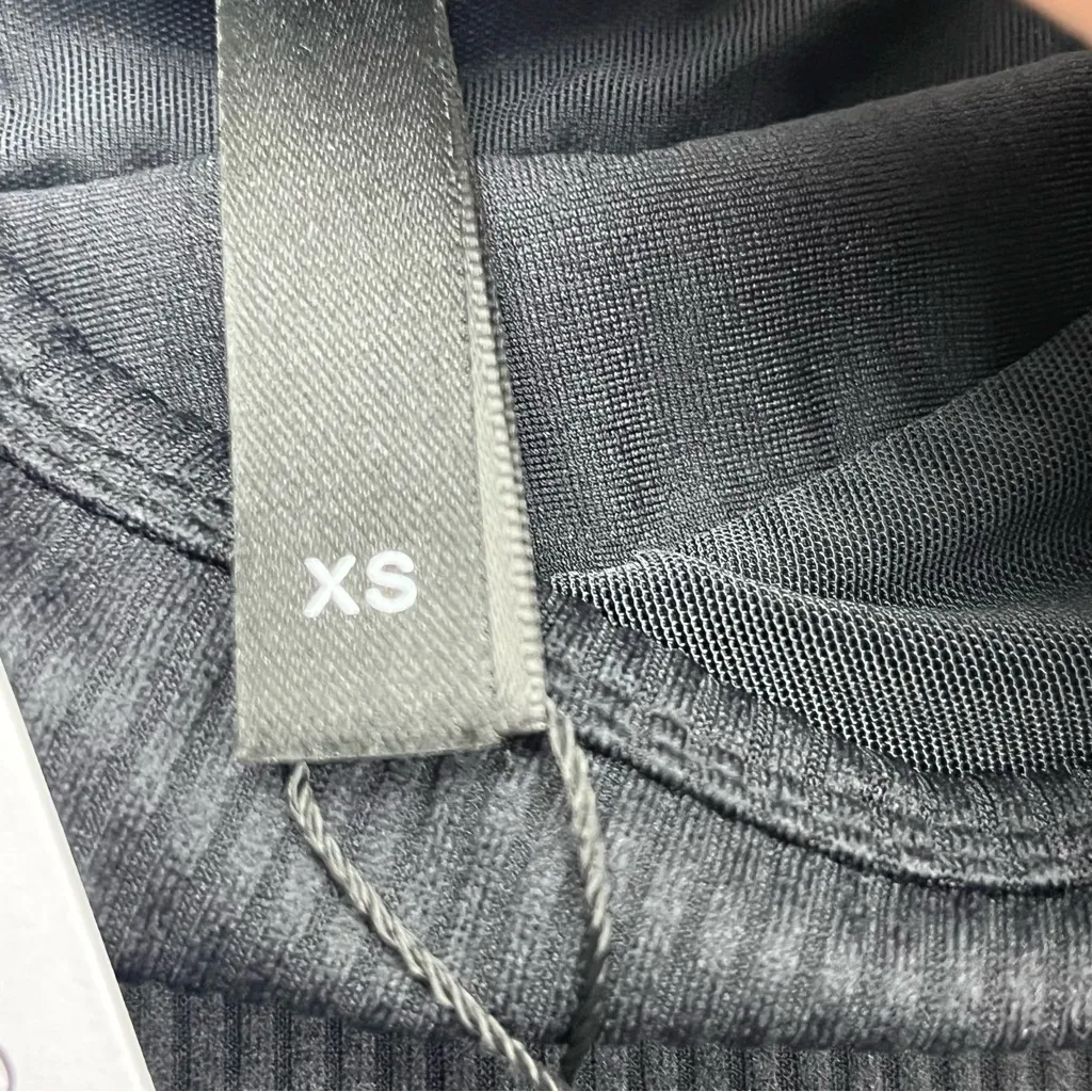 For Love & Lemons Ribbed Black Bodysuit Tank Thong Back Womens Size‎ XS NEW - Image 6