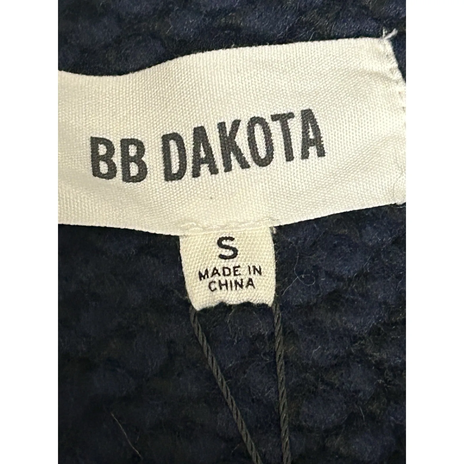 BB DAKOTA WOOLEY JACKET‎ COAT S NWT LINED POCKETS SNAP FRONT HIGH COLLAR CLASSIC - Image 4