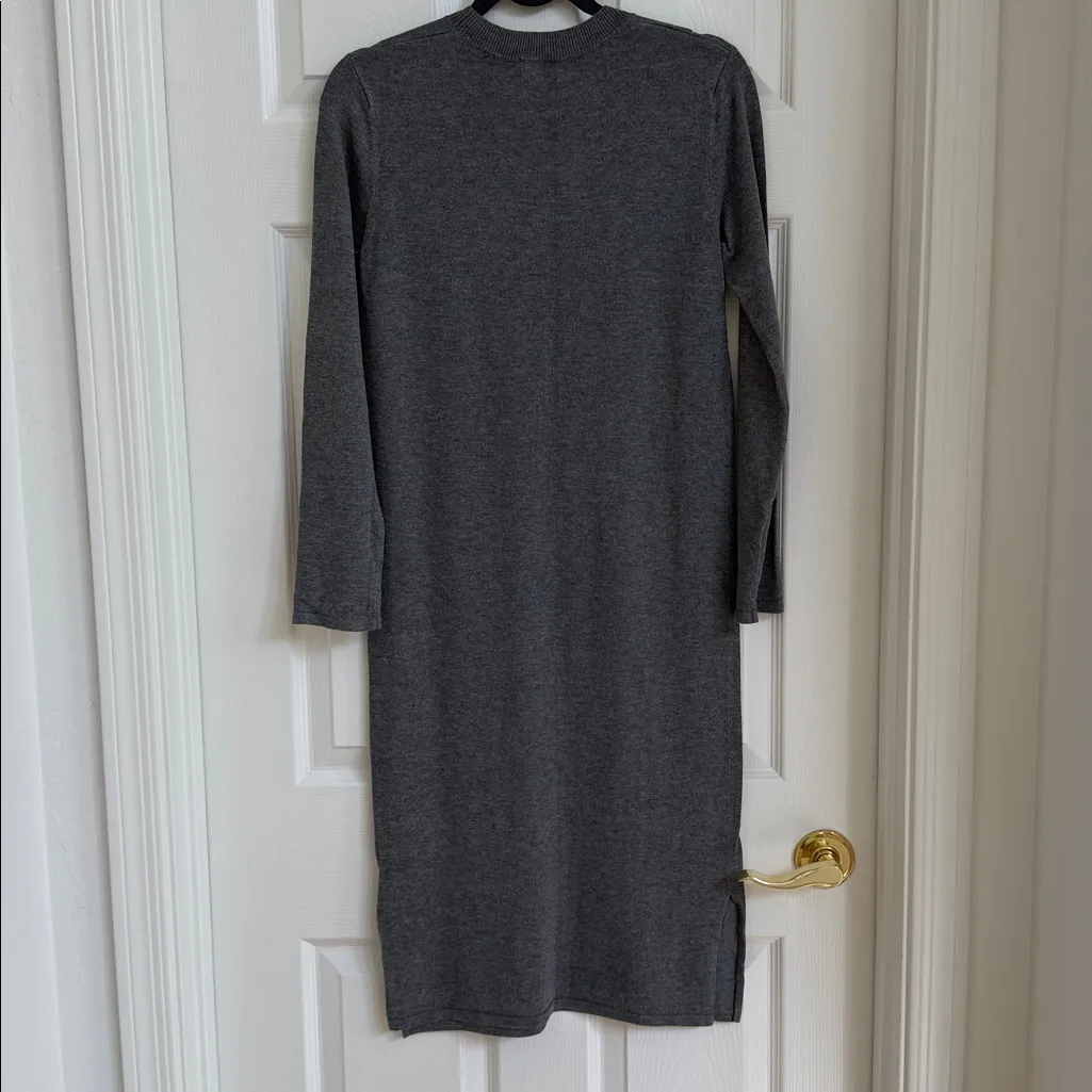 Mustard Seed Charcoal Long Sleeve Dress - Image 7