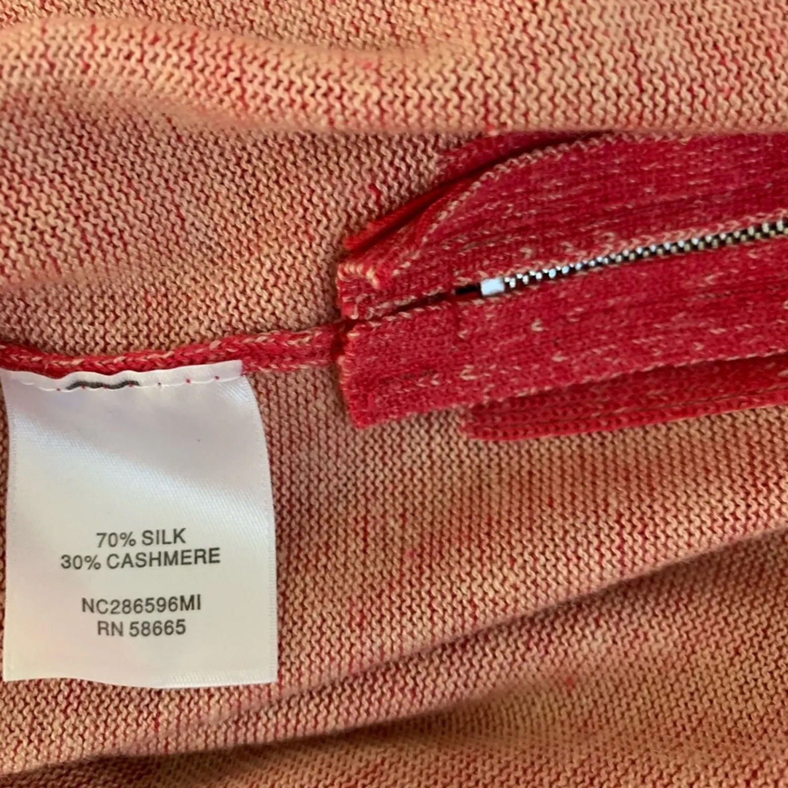 Nordstrom Collection Sweater Cashmere Silk Blend L - Image 7