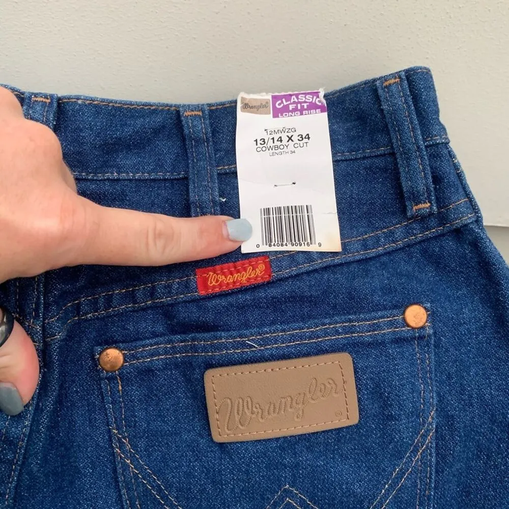 Vintage LADIES Wrangler 12MWZ high rise jeans 13/14x34 - Image 6