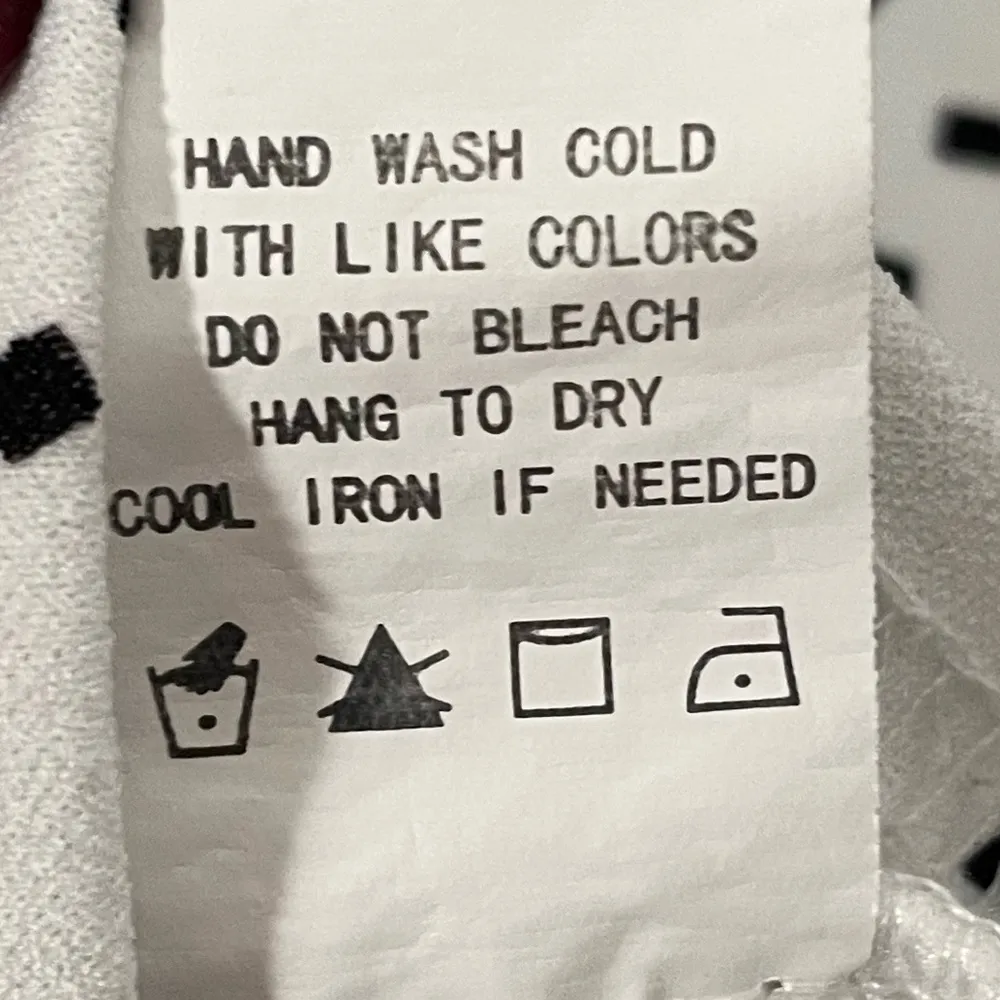 Melloday Square Dots Short Sleeve Blouse with Back Zipper White Medium - Image 7