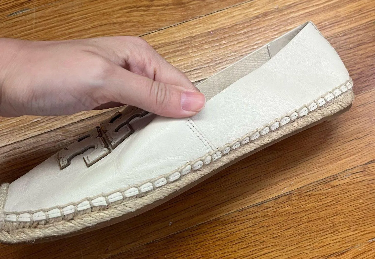 Tory Burch  Ines espadrille new cream and gold 9.5 - Image 5