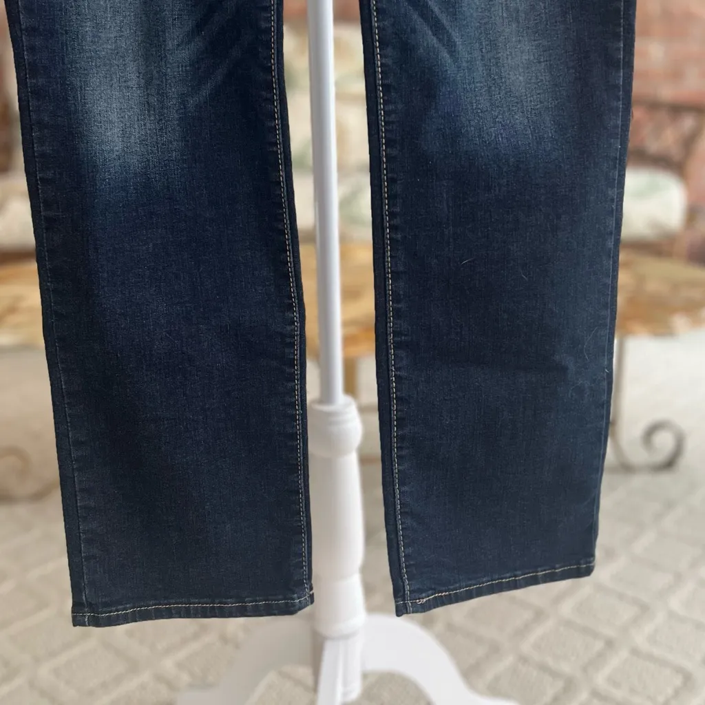 Denizen Levi’s Jeans Modern Slim Faded Whiskered 12L Dark Wash Marissa Stretch - Image 7