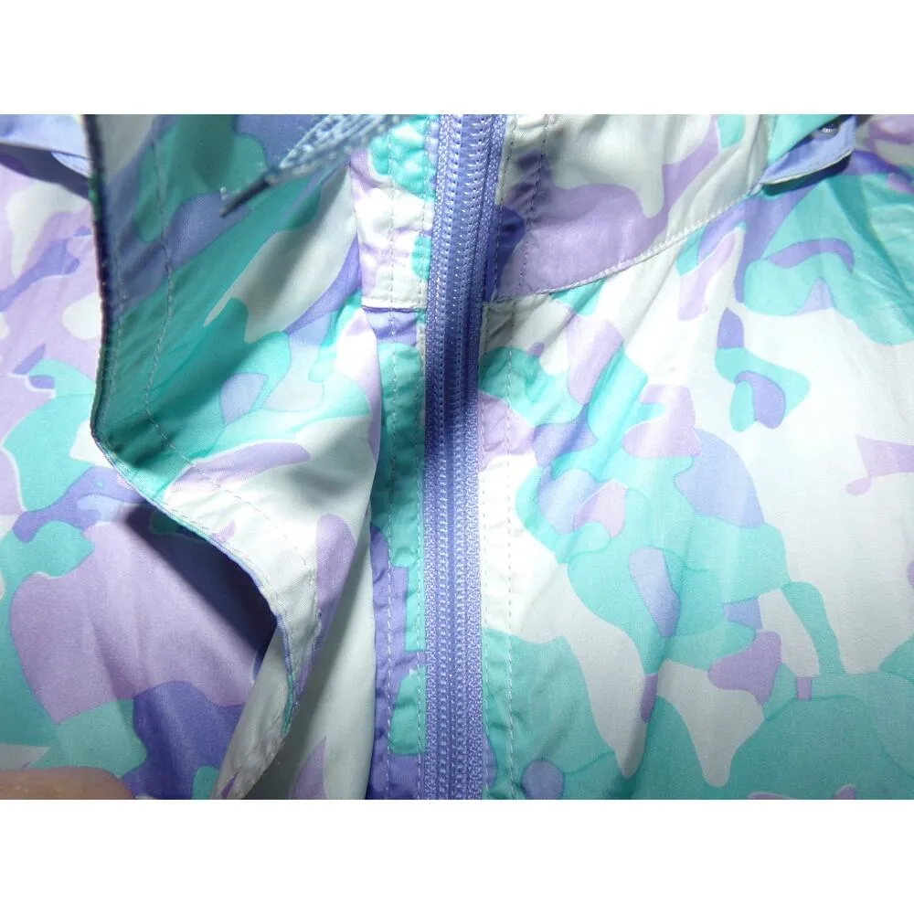 Lauren James lightweight hooded anorak rain jacket L watercolor print - Image 3
