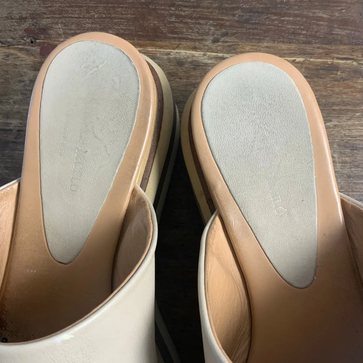 Paloma Barceló‎ Platform Wedge Slides SIze 40 - Image 3