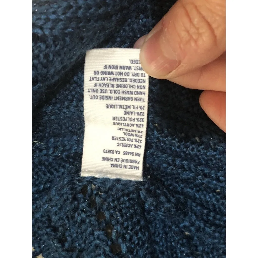 American Eagle Outfitters Sweater Cardigan ~ Teal ~ Size Small ~ Very Nice! - Image 8