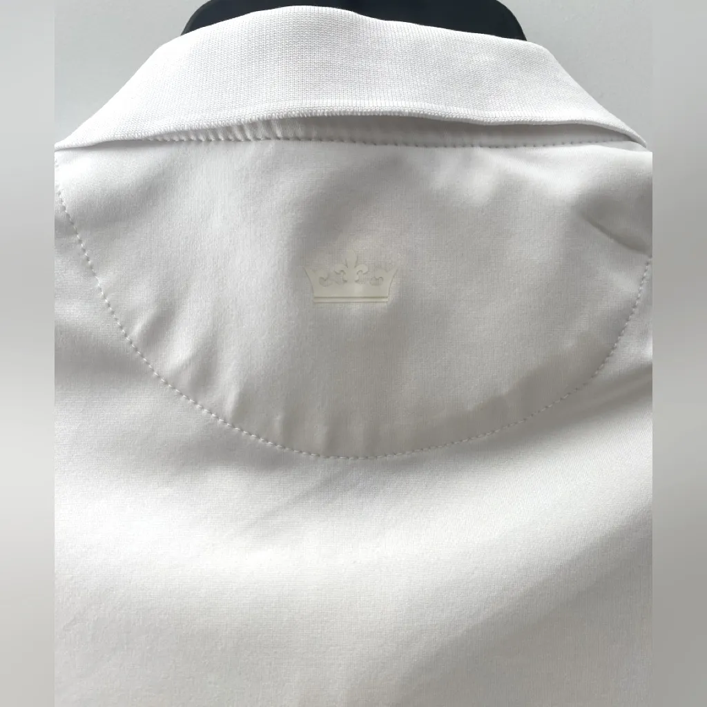 Peter Millar Sleeveless Polo Shirt Women’s XL Golf Tennis Wicking UPF 50 White - Image 9