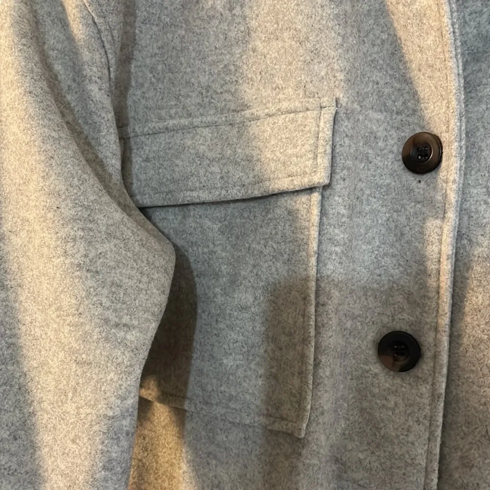 Croft & Barrow tan gray oversized jacket nwt - Image 3