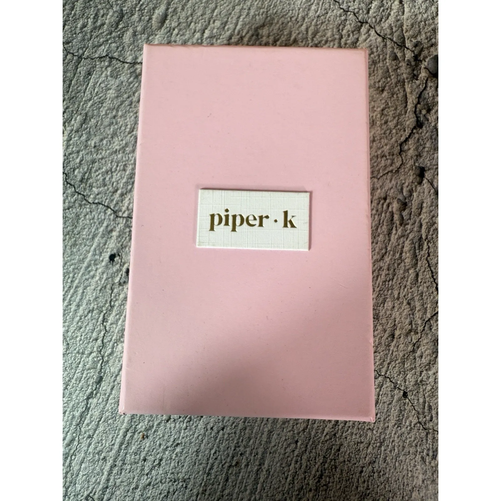 NIB Piper K 14K Gold Plated Cubic Zirconia 3 Heart Charm Necklace Braided Chain - Image 10