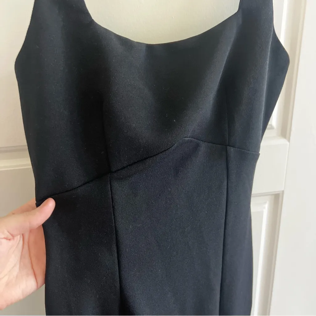 Princess Polly Black Midi Dress - Image 3
