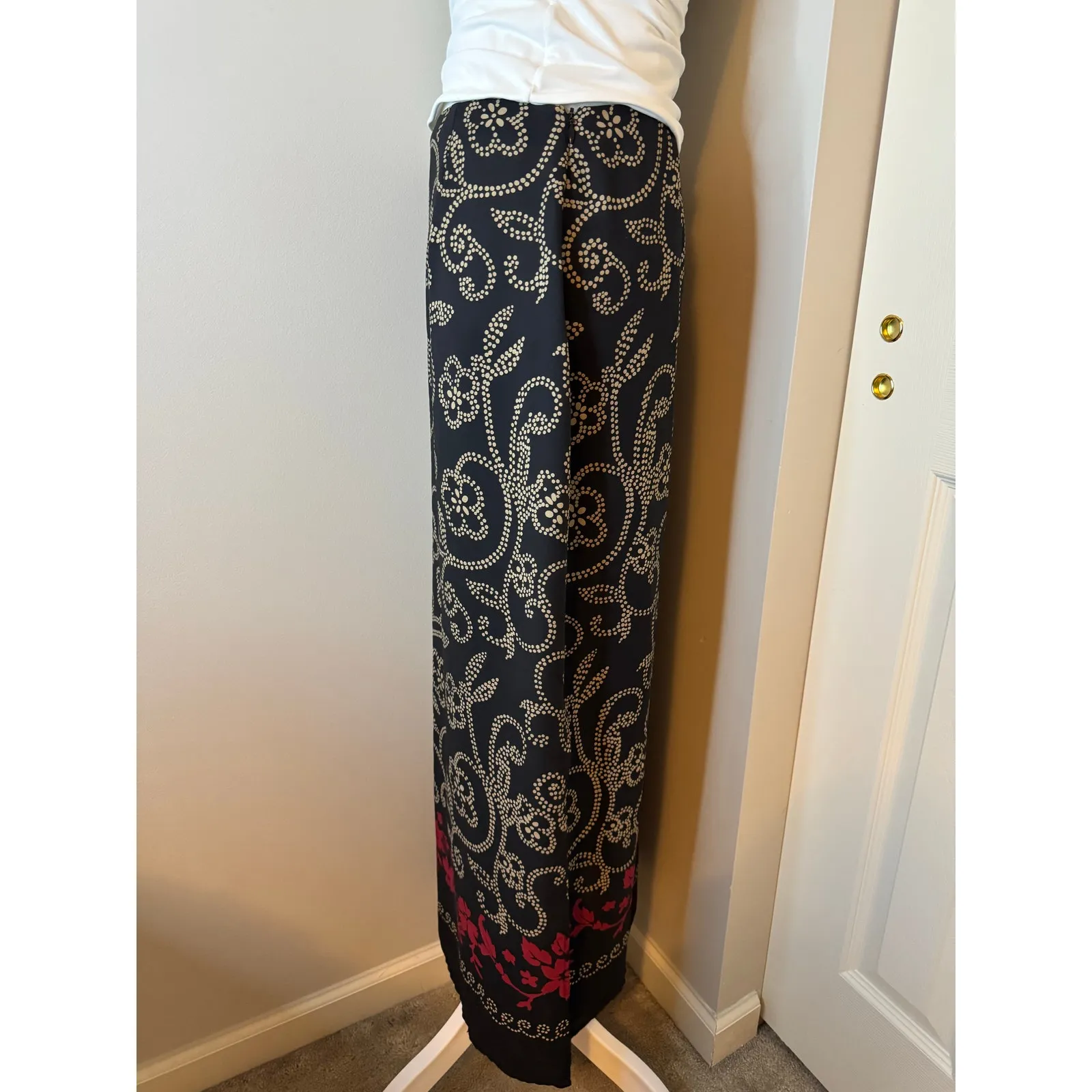 Vintage 90s Y2K Whimsygoth Floral Skirt - Image 4