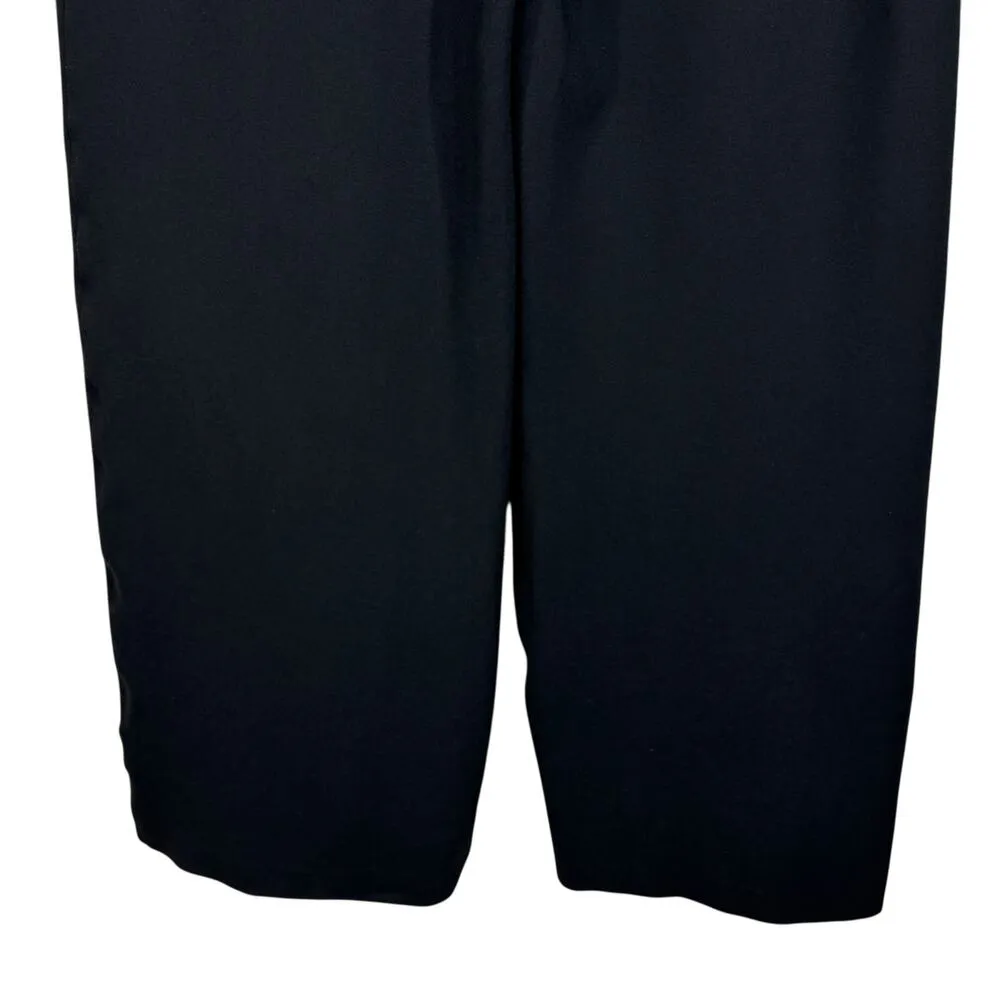 SPANX Medium Wide Leg Ponte Pants Pull-On Stretch Hi-Rise Elastic Waist Black - Image 5