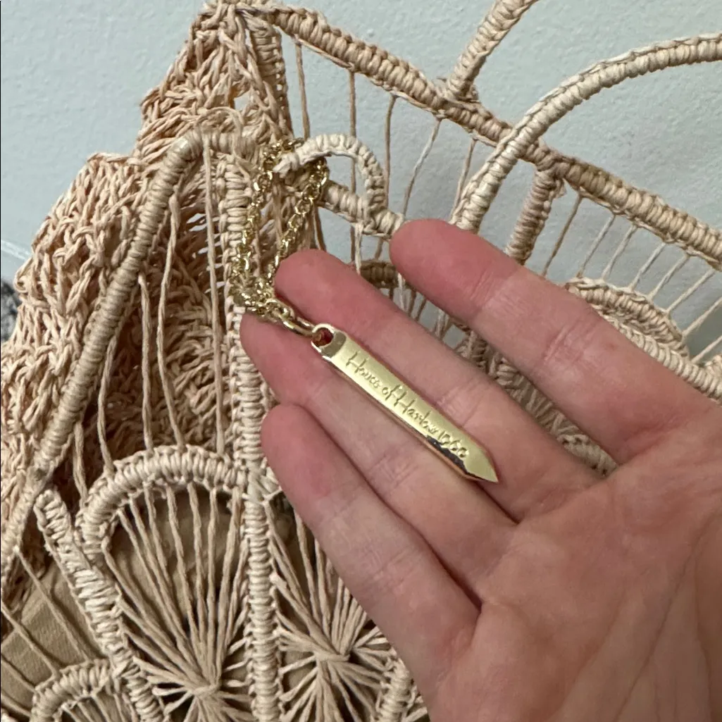 House of Harlow 1960 Sunny Days Tan Woven Handbag - Image 2