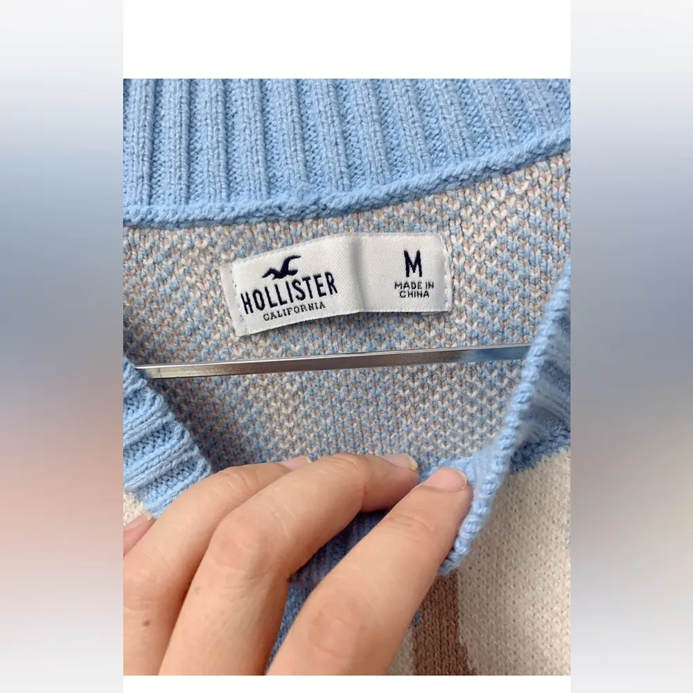 Swirl Knit Cropped Sweater Womens Size M Thick Soft Boho Chunky - Image 6