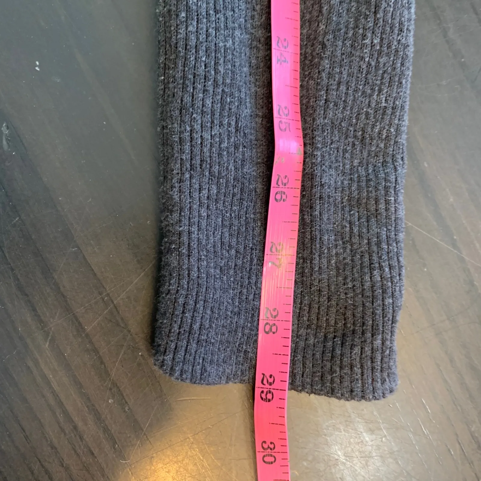 Margaret O'Leary Cardigan Charcoal Gray Cotton Waterfall Womens Medium Artsy - Image 9