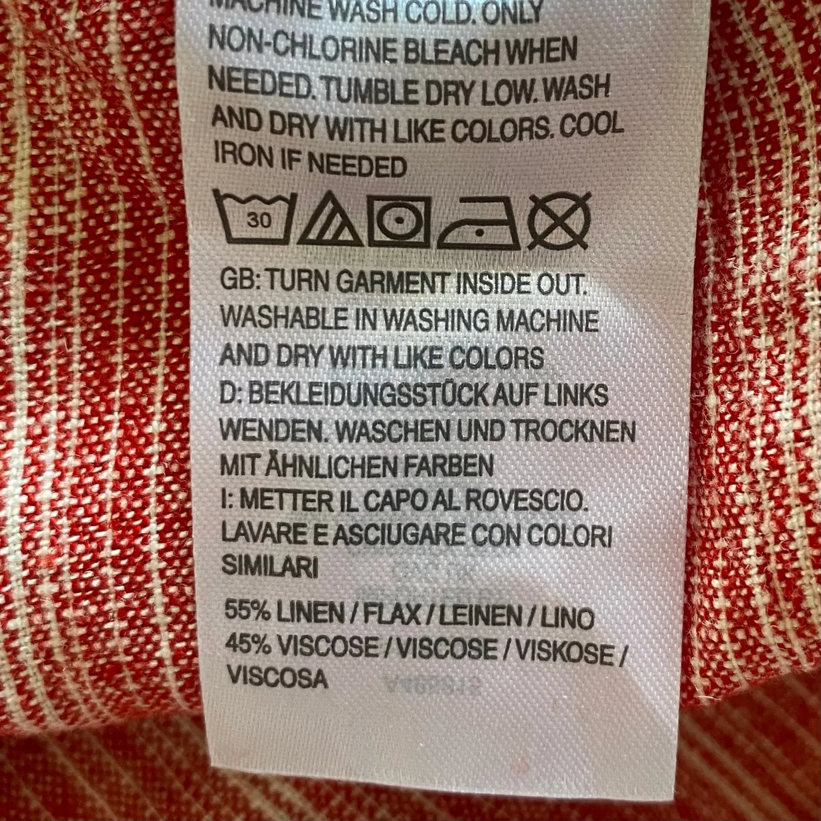 BRIDGEHAMPTON ISAAC MIZRAHI NWOT Beachy Linen Blend Pull On Pants Mauve Size 3X Pink - Image 7