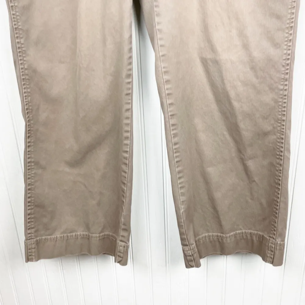 L.A. Blues Vintage Y2K Low Rise Floral Button Tan Pants Bootcut Flare Leg 10P - Image 9