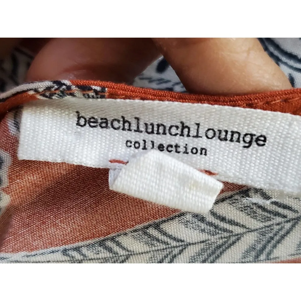 Beach Lunch Lounge Women's Viscose Sweetheart Neck Sleeveless Long Maxi Dress L - Image 10