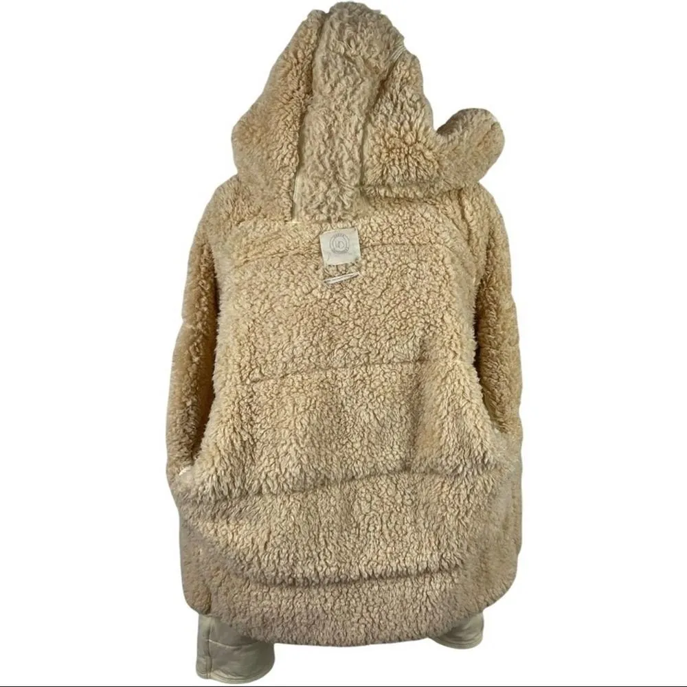 Urban Outfitters Heidi teddy Hooded Oversized Jacket Reversible Size XS/Small - Image 14