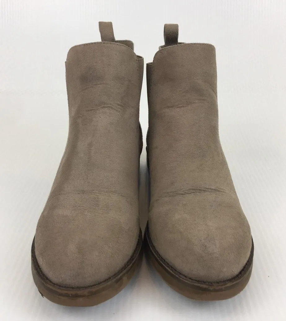 Kenneth Cole Reaction Taupe Brown Ankle Boots - Image 3