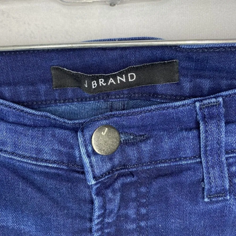 J. BRAND Sz 26x26 Maria High Rise Skinny Leg Jeans Medium Wash Stretch - Image 4