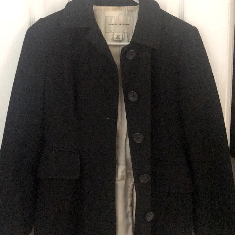 Petite Banana Republic Wool Coat - Image 2