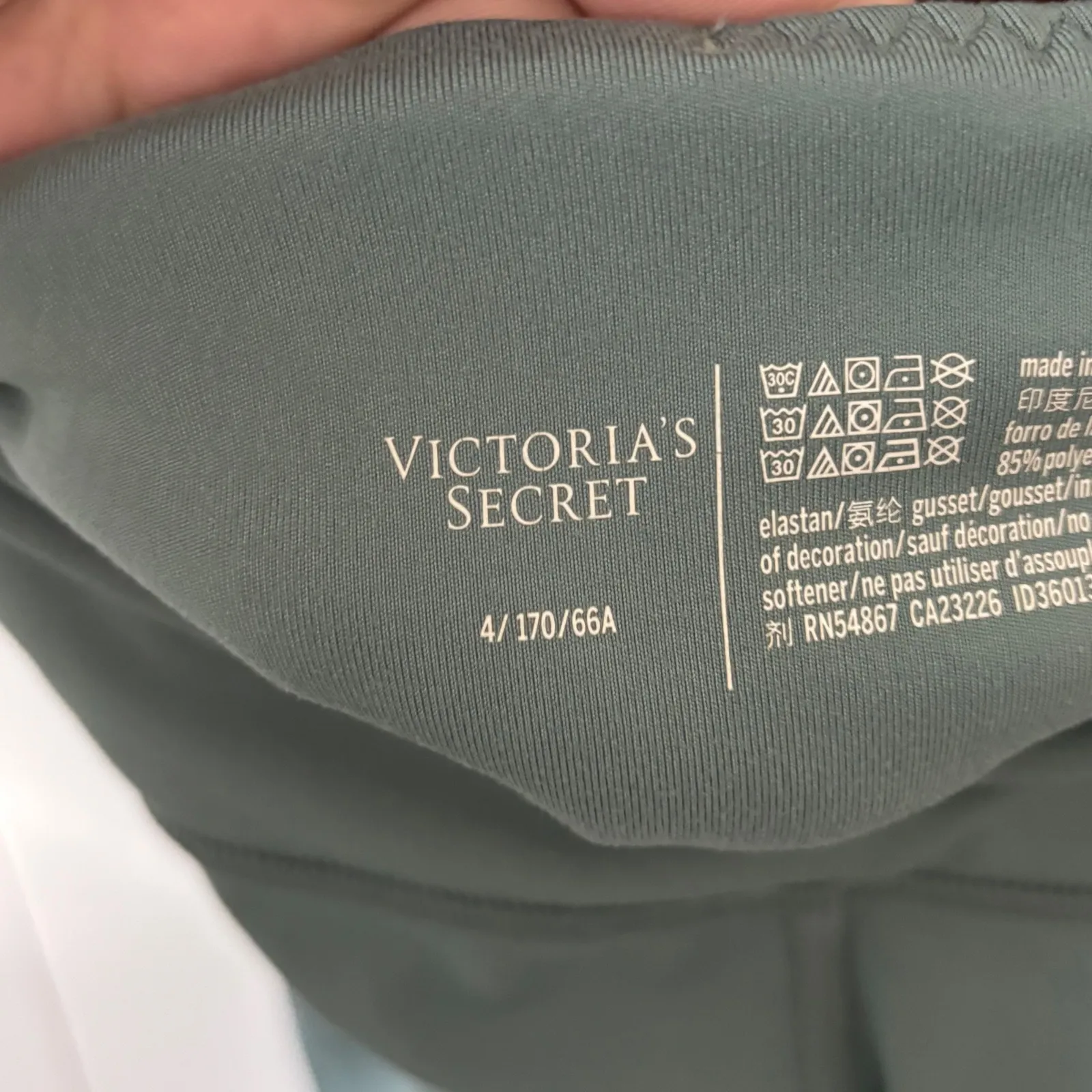 Victoria's Secret PINK High Waist Pocket Leggings Sage Green size 4 - Image 5