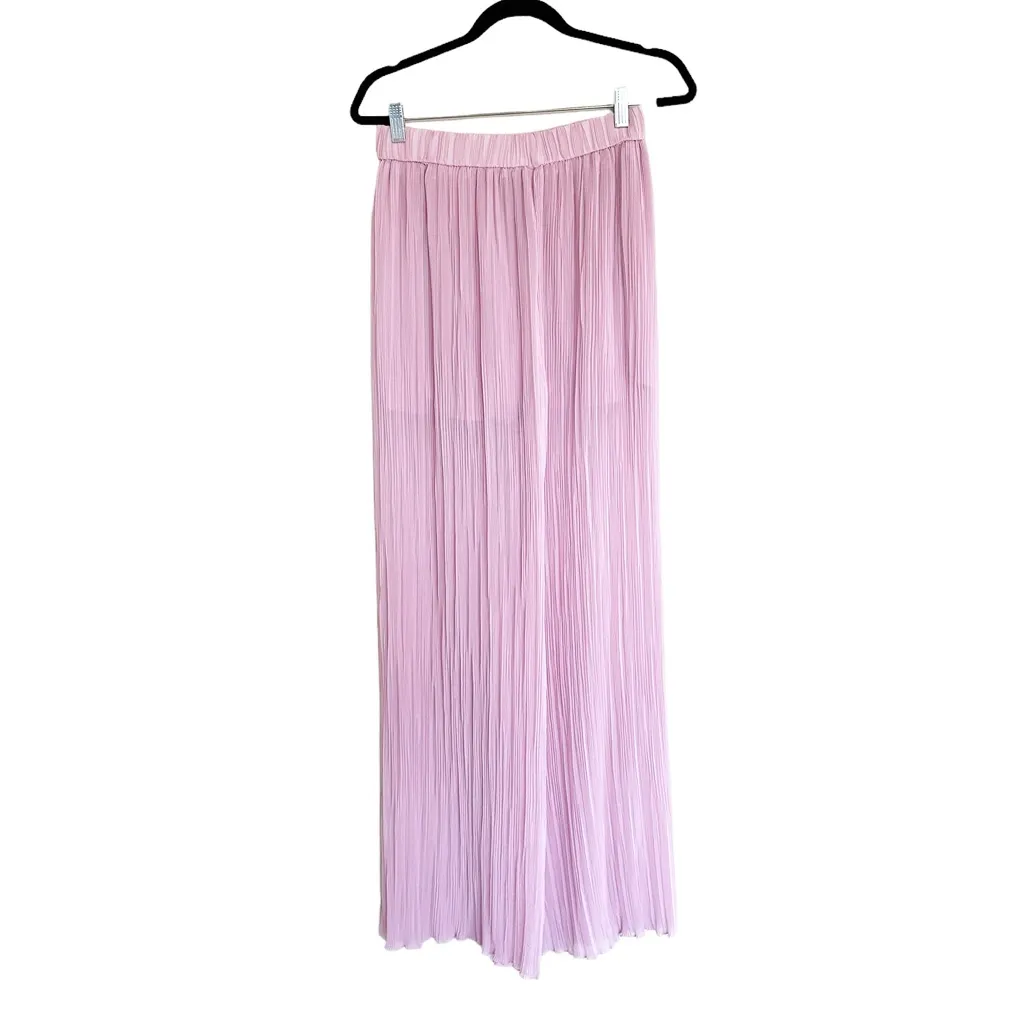 NWT Zara Pleated wide leg pants Mauve / Pink Bloggers Fav - Image 3