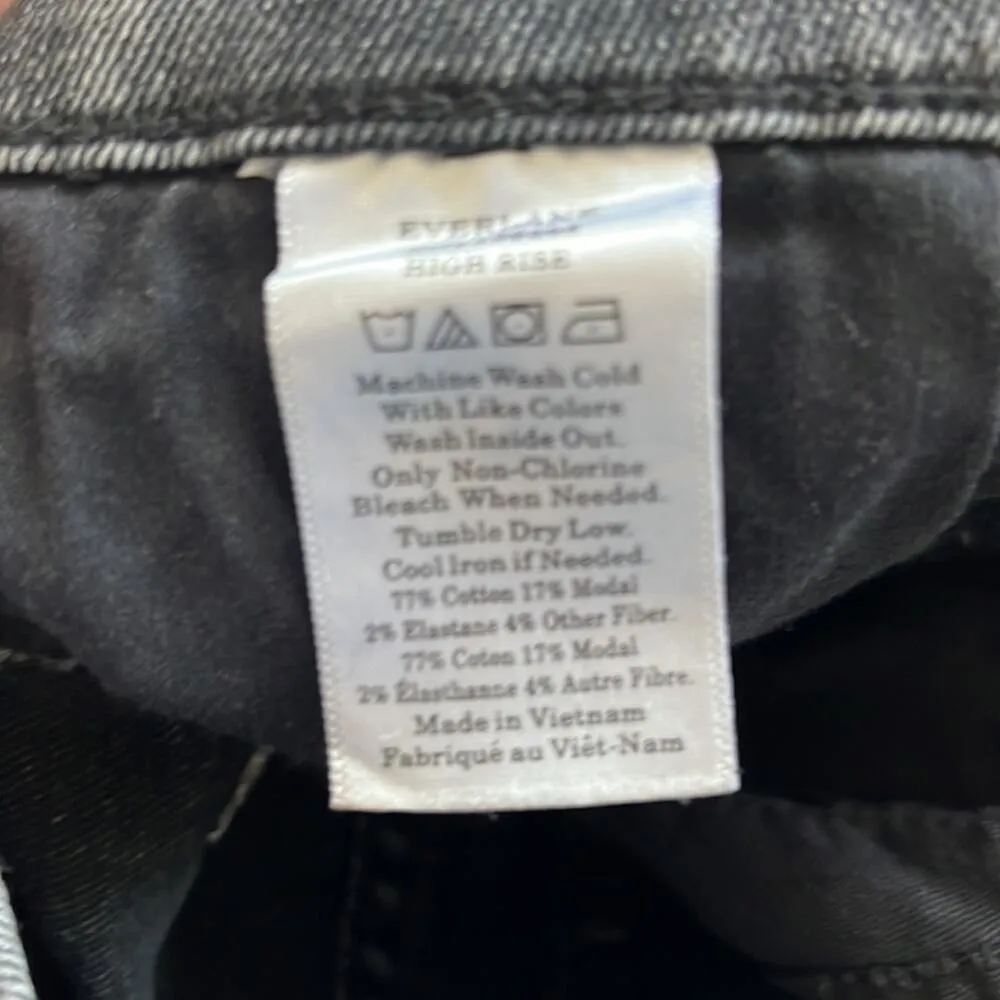 Everlane high rise skinny ankle jeans.  Size 25 - Image 4