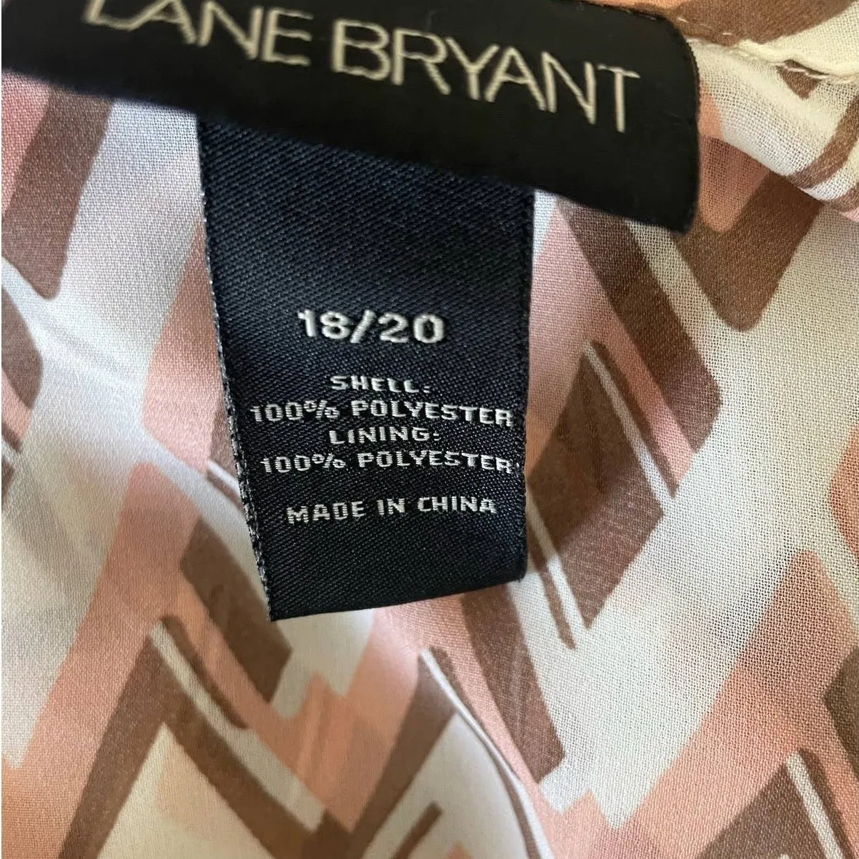 Lane Bryant Women Top Size 18/20 Smock‎ Waist V-Neck Short Sleeve Sheer Workwear - Image 2