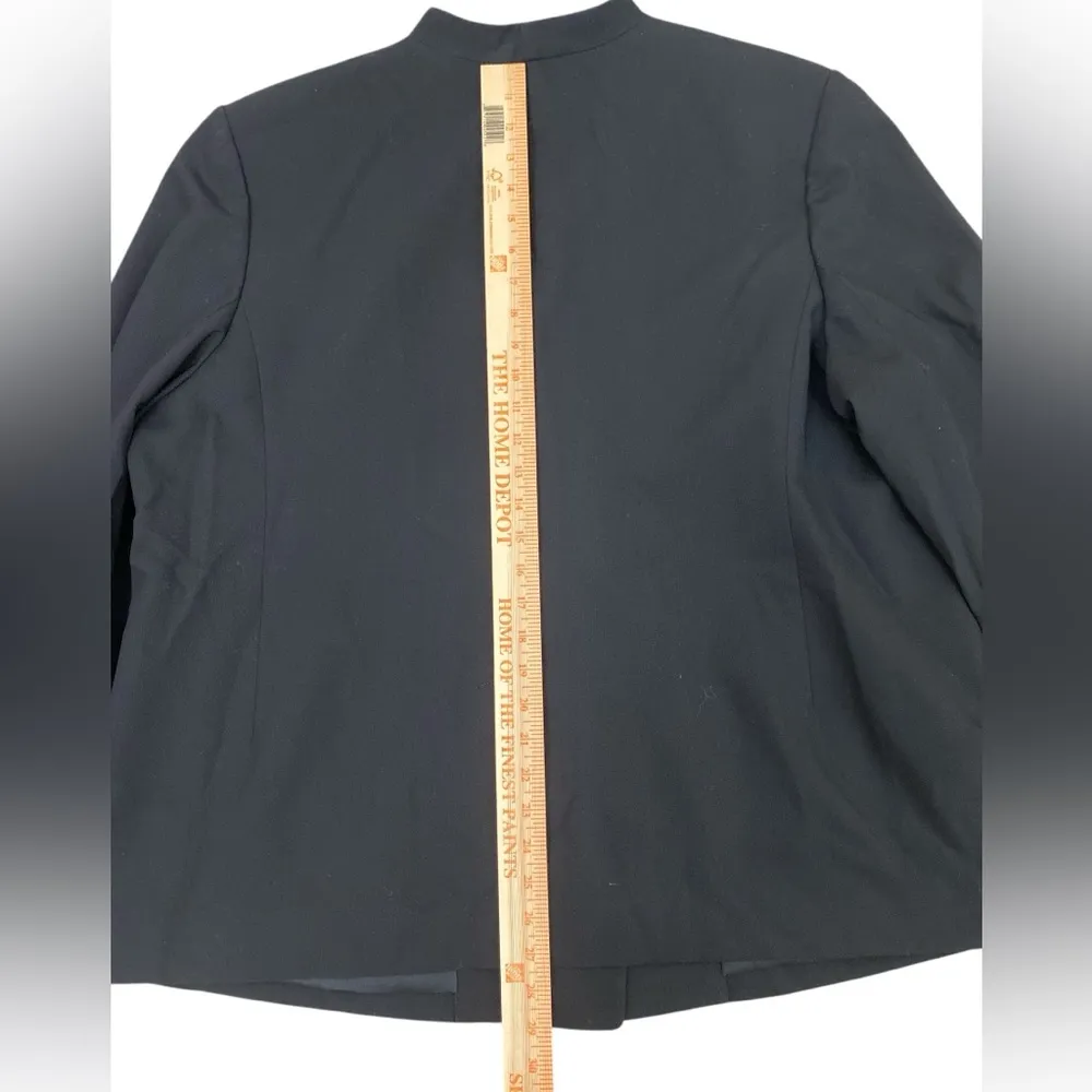 Vince. New Collarless Wool Blend Blazer - Image 10