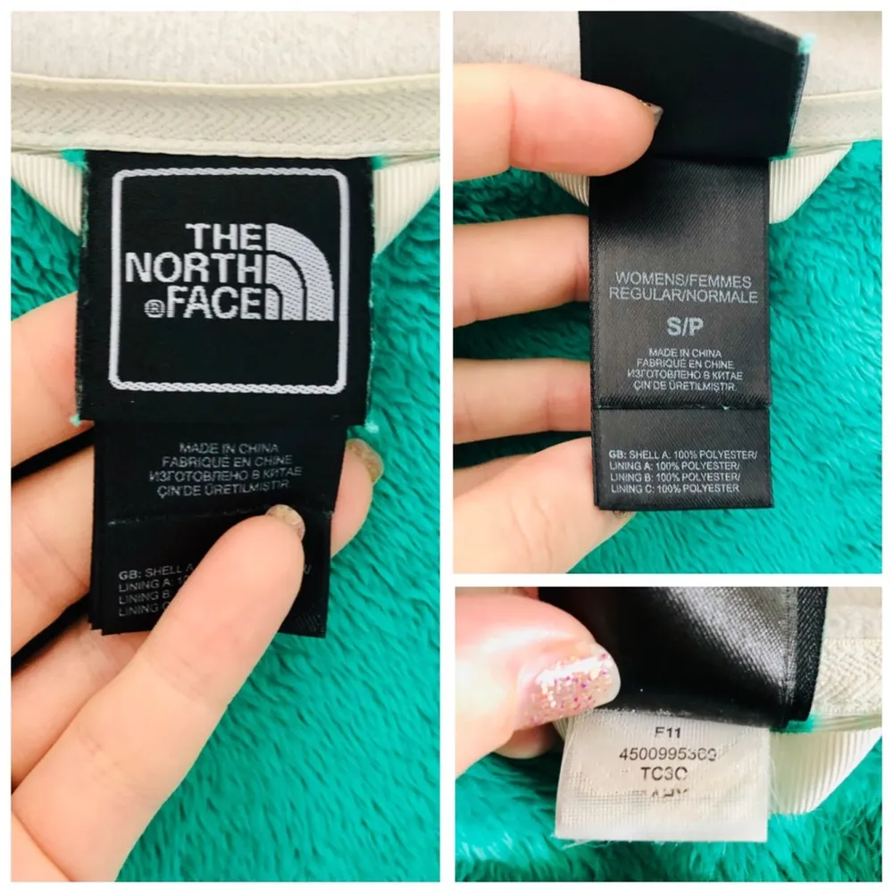 The North Face Osito Fleece Jacket: Lizzie Green, sz. S - Image 11